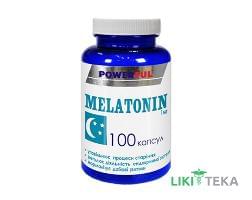 Мелатонин Powerful капсулы по 1 мг №100