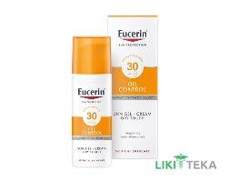 Eucerin ОйлКонтроль Сонцезахисний Гель-Крем SPF-30 д/обличчя мат. ефект, 50 мл (69768)