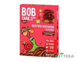 Равлик Боб (Bob Snail) Яблуко-Полуниця в бельгійському молочному шоколаді цукерки 60 г