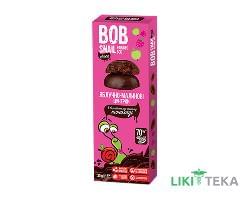Равлик Боб (Bob Snail) Яблуко-Малина в бельгійському чорному шоколаді цукерки 30 г