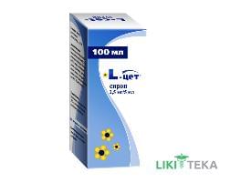 L-Цет сироп, 2,5 мг/5 мл по 100 мл у флак.