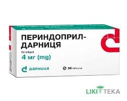 Периндоприл-Дарниця таблетки по 4 мг №30 (10х3)
