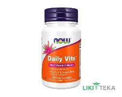 NOW Daily Vits Multi (Дейлі Витс Мультівітаміни і Мінерали) табл. №30