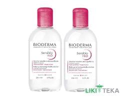 Біодерма Сенсібіо Н2О (Bioderma Sensibio H2O) міцелярний лосьйон 250мл №2 (1+1)