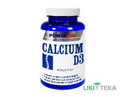 Кальций + Витамин D3 Powerful капс. 1 г №60