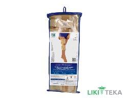 Бандаж на колінний суглоб з ребрами жорсткості 6112, посилена фіксація, розмір M/L, люкс