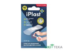 Пластырь бактерицидный iPlast (АйПласт) 1,9 см х 7,2 см, на полим. основе №10
