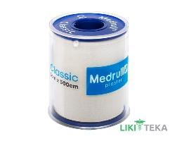 Пластир медичний Медрулл Класік (Medrull Classic) 5 см х 500 см на тканинній основі, котушка