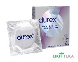 Презервативы Durex Invisible Extra Lube №3