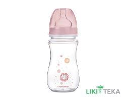 Бутылочка Canpol Babies (Канпол Бебис) 35/217 антиколиковая EasyStart Newborn baby, с широким отверстием, розовая 240 мл
