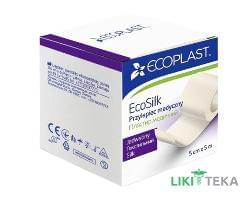 Пластир Екопласт ЕкоСілк (Ecoplast EcoSilk) на текстильній основі 5 см x 5 м, папер. уп.