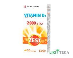 Зест (Zest) Вітамін Д3 капсули 2000 МО №30