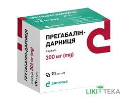 Прегабалин-Дарница капсулы по 300 мг №21 (7х3)
