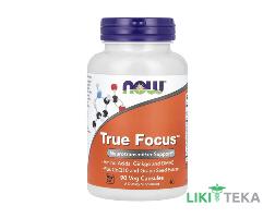 NOW True Focus (Тру Фокус) Витамины для памяти капсулы №90