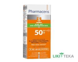 Pharmaceris S Medi Acne Protect (Фармацеріс С Меді Акне Протект) Крем для шкіри з акне сонцезахисний, SPF 50+, 50 мл