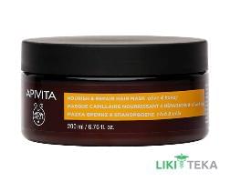 Apivita Hair Care (Апівіта Хеір Кеа) Відновлююча та поживна маска для волосся з оливковою олією та медом 200 мл