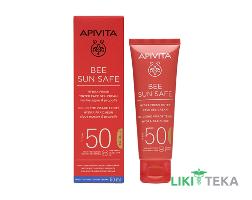 Apivita Bee Sun Safe (Апивита Би Сан Сейф) Гель-крем для лица с оттенком SPF 50, 50 мл