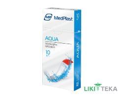 Набор пластырей MedPlast (МедПласт) Aqua 19 мм х 72 мм, на полимер. осн., прозрачный №10
