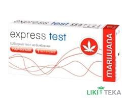 Тест-смужка Express test (Експрес тест) для визначення марихуани тест-смужка №1