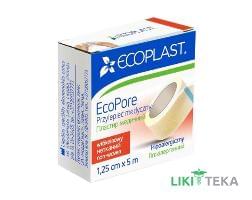 Пластырь Экопласт Экопор (Ecoplast Ecopore) нетканый 1,25 х 500 см бум. уп.