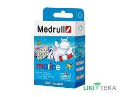 Пластир дитячий бактерицидний Медрулл (Medrull) 1,9 см х 7,2 см, на полім. основі №10