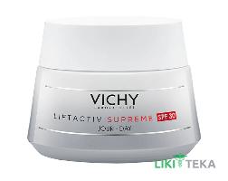 Vichy Liftactiv Supreme (Віші Ліфтактів Сюпрім) Денний Крем-догляд проти зморшок для пружності шкіри SPF30 для всіх типів шкіри 50 мл