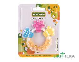 Прорезователь-погремушка Baby Team 8410 Цветочек