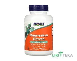 NOW Magnesium Citrate (Магния Цитрат) капсулы 400 мг №120