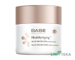 Babe Laboratorios (Бабе Лабораториос) Healthy Aging Крем для лица мультизащитный лифтинг с DMAE и SPF-30 дневной 50 мл