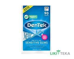 ДенТек (DenTek) Флос-зубочистки Комфортное очищение Для чувствительных десен №90