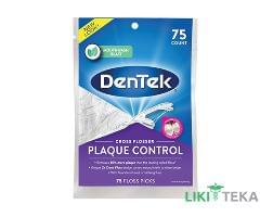 ДенТек (DenTek) Флос-зубочистки Перекрестное очищение Контроль зубного налета №75