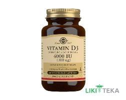 Витамин D3 4000 МЕ капс. фл. №60