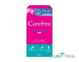 Прокладки щоденні гігієнічні Carefree (Кеафрі) Cotton Fresh №34