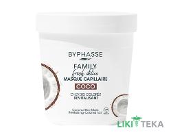 Byphasse (Бифаз) Маска для окрашенных волос Family Fresh Delice с кокосом 250 мл