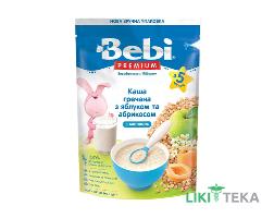 Каша Молочна Bebi Premium (Бебі Преміум) гречана з яблуком і абрикосами з 5 місяців, 200г