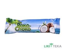 Батончик Roko-choko (Роко-чоко) с кокосовой стружкой в кондитерской глазури 35 г
