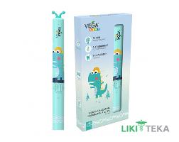 Электрическая зубная щетка Vega (Вега) Kids VK-500B звуковая детская, бирюзовая