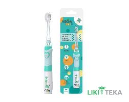 Электрическая зубная щетка Vega (Вега) Kids VK-400B LIGHT-UP звуковая детская, голубая