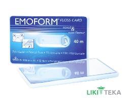 Emoform (Эмоформ) Зубная нить Floss Card флосс - карта с зеркалом 40 м