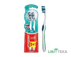 Зубна Щитка Колгейт (Colgate) 360 Clean средняя 2 шт