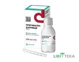 Прегабалин-Дарница раствор ор. 20 мг/мл по 200 мл во флак. с адапт.