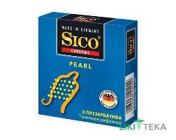 Презервативи Sico (Сіко) Pearl з точковим рифленням №3