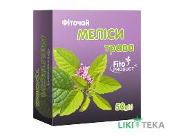 Фіточай №34 Меліси трава трава по 50 г у пач. з внут. пак.