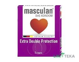 Презервативы Masculan (Маскулан) Extra Double Protection прочные с пупырышками №3
