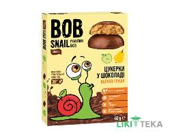 Равлик Боб (Bob Snail) Яблуко-Груша в бельгійському молочному шоколаді цукерки 60 г