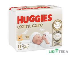Подгузники Хаггис (Huggies) Extra Care 0 (до 3,5 кг) 25 шт.