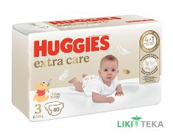 Подгузники Хаггис (Huggies) Extra Care 3 (6-10 кг) 40 шт.