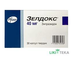 Зелдокс капсули тв. 40 мг №30 (10х3)