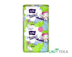 Гігієнічні прокладки Bella for Teens (Белла фо Тінс) Ultra Relax Extra Soft Deo Green Tea №20