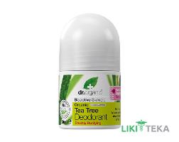 Др. Органик (Dr. Organic) Дезодорант с экстрактом чайного дерева 50 мл